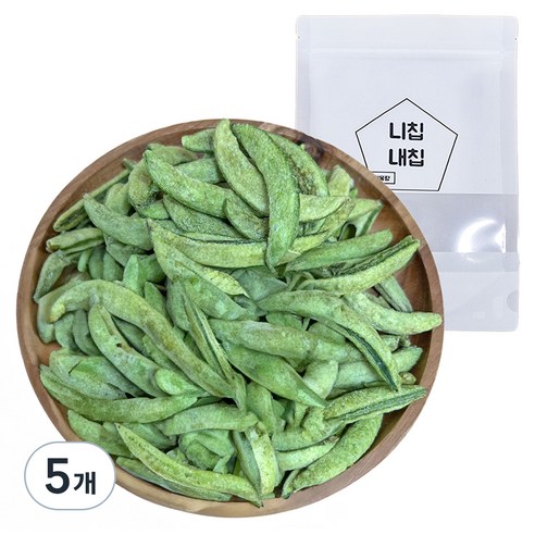 니칩내칩 바삭바삭 맛있는 완두콩칩, 80g, 5개