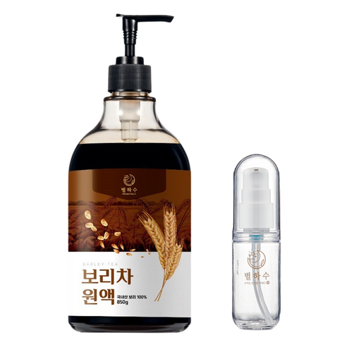 별하수 97% 보리차 진액 850g + 펌프 + 휴대용기, 1개