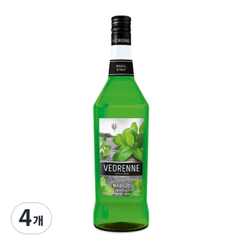 베드렌 바질 시럽, 4개, 1L