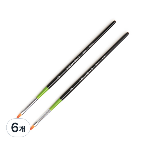 화홍 디자인붓 982, 0호, 6개