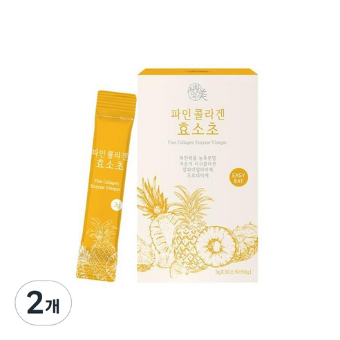생활속미 파인콜라겐 효소초 30p, 90g, 2개