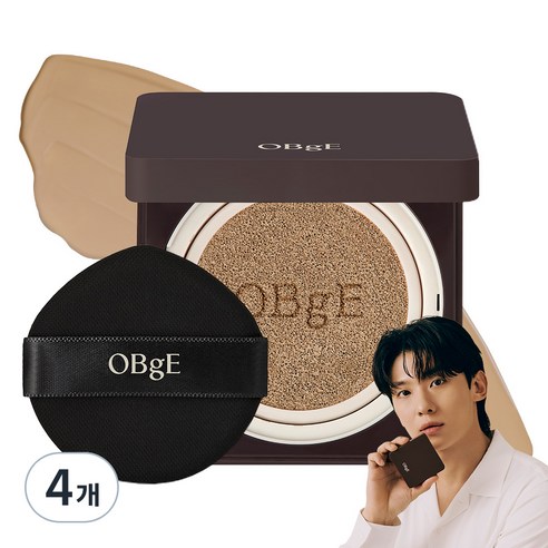 OBge 퍼펙트 옴므 쿠션 SPF50+ PA+++ 15g, 3호 샌드, 4개