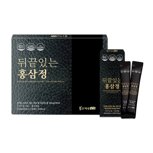 지친 일상에 활력을 불어넣는 선물, 고철남홍삼 뒤끝있는 홍삼정 고철남홍삼홍삼정10ml+30개입