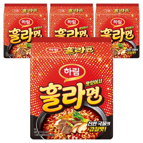 하림 맛있어서 훌라면 112g