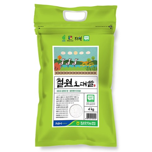 농협 철원오대쌀, 1개, 4kg