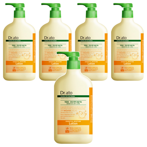 닥터아토 유아용 에센셜 모이스춰 로션, 500ml, 5개