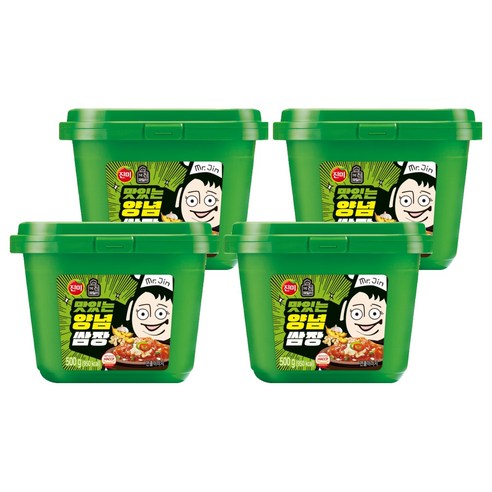 진미 맛있는 양념쌈장, 1kg, 4개