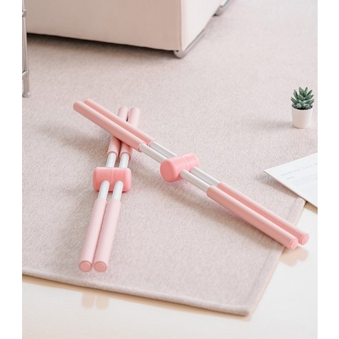 핑크빛 활력, 씨에카 십자 스트레칭 봉으로 뭉친 근육을 풀고 활력을 되찾으세요!