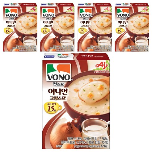 보노 어니언 크림 스프 3p, 54g, 5개