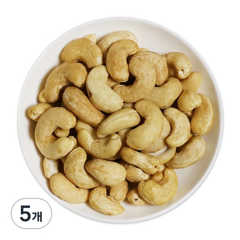 웰넛 자연두레 캐슈넛, 500g, 5개