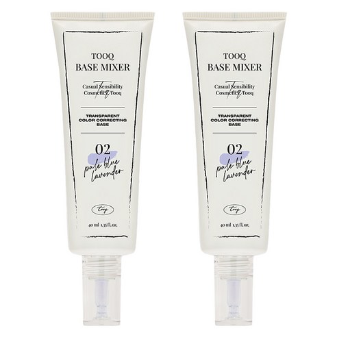 투크 트렌스페어런트 컬러 코렉팅 수채화 베이스 40ml, 02페일블루라벤더, 2개