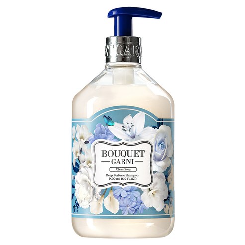 부케가르니 딥퍼퓸 샴푸 클린솝, 500ml, 1개