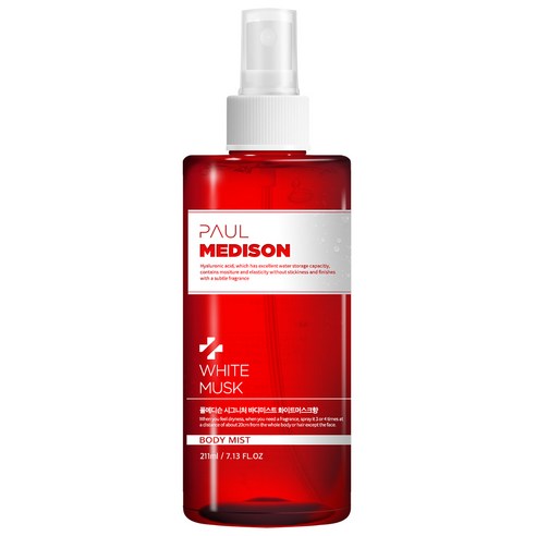 폴메디슨 시그니처 안개분사 바디미스트 화이트머스크향, 211ml, 1개