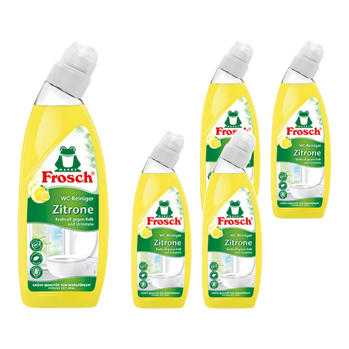프로쉬 변기세정제 레몬, 750ml, 5개