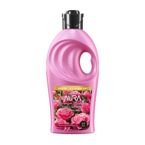 아우라 초고농축 섬유유연제 프리미엄 프레쉬만다린, 1L, 1개