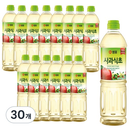 샘표 사과식초, 900ml, 30개
