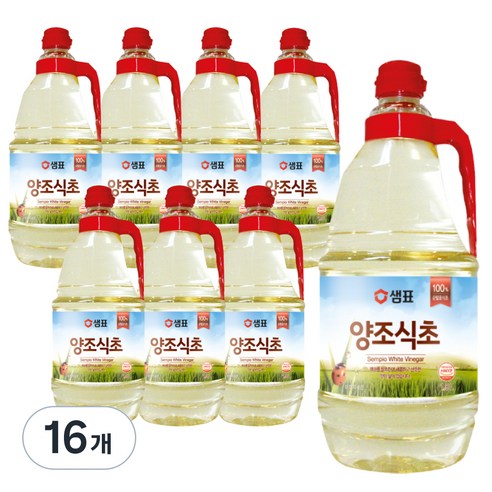 샘표 양조식초, 1.8L, 16개