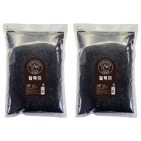 싱싱잡곡 찰흑미, 3kg, 3개