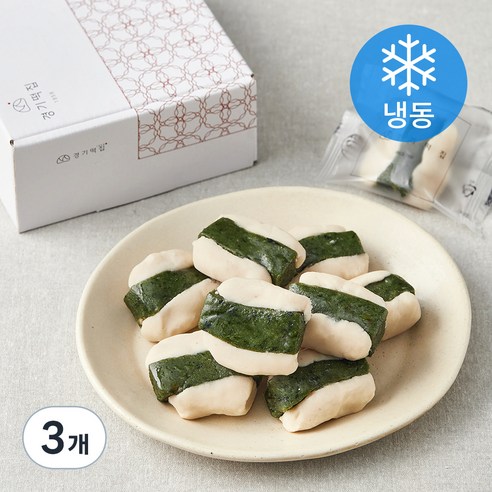 경기떡집 쑥이티떡 (냉동), 30g, 10개입, 3박스