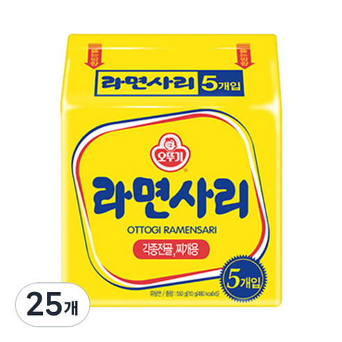 오뚜기 라면사리 110g, 25개