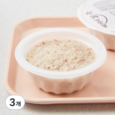 베이비본죽 한우오트밀고구마죽 이유식 중기, 160g, 3개