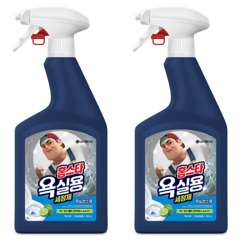 홈스타 욕실용 세정제 라임바질향, 2개, 900ml