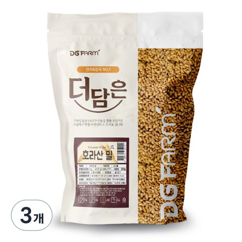 대구농산 더담은 호라산밀, 500g, 3개