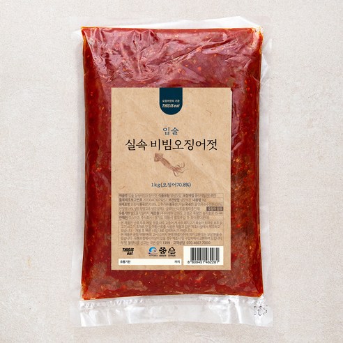 입술 실속 비빔오징어젓, 1kg, 1개