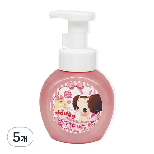 [뚱] 베이비 버블비누, 300ml, 5개