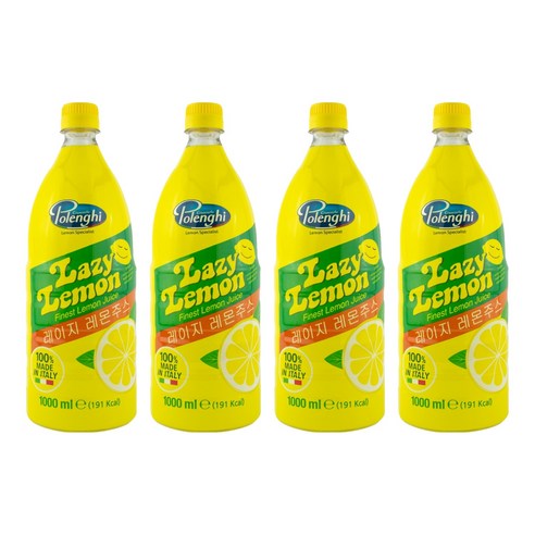 레이지레몬 쥬스, 1L, 4개