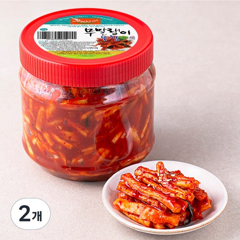 강경신안 무말랭이 무침, 1kg, 2개