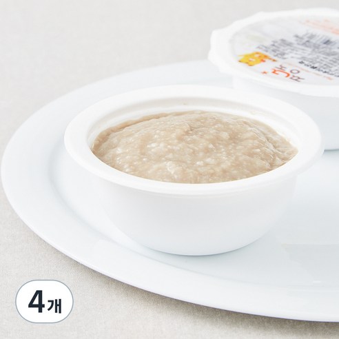 짱죽 초기 7개월 부터 묽은죽 이유식, 혼합맛(한우 / 양송이), 160g, 4개