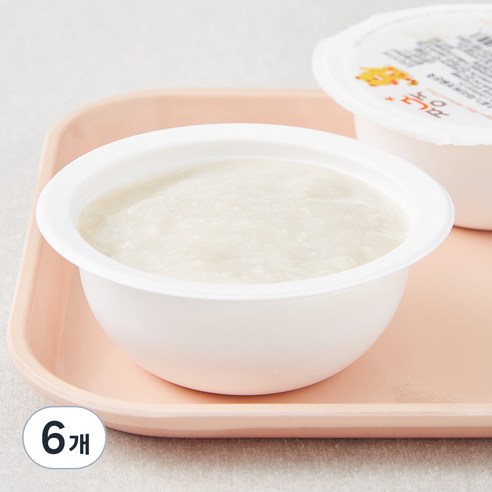 짱죽 초기 7개월 부터 묽은죽 이유식, 혼합맛(닭가슴살 / 느타리버섯), 160g, 6개