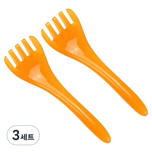머니풀 두피 바디 페이스 괄사 마사지 2p, 3세트, MF 옐로우