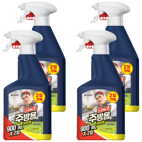 홈스타 주방청소용 세정제, 900ml, 4개