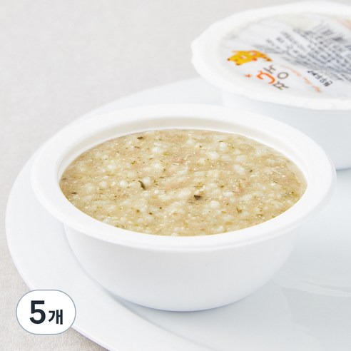 짱죽 중기 8개월 부터 이유식 죽, 혼합맛(한우 / 두부), 200g, 5개