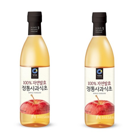 청정원 정통 사과 식초, 800ml, 2개
