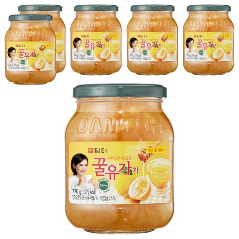 담터 꿀유자차, 770g, 6개, 1개입