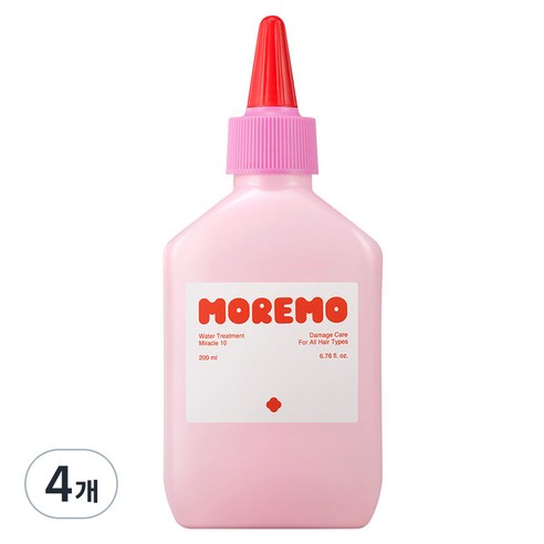 모레모 미라클 10 단백질 워터 트리트먼트, 200ml, 4개