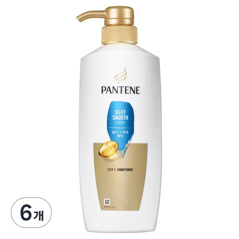 팬틴 실키 스무드 케어 컨디셔너, 500ml, 6개