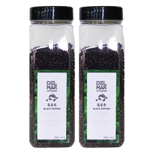 딜리셔스마켓 흑후추홀 천연향신료, 400g, 2개