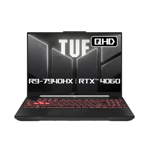 에이수스 2024 TUF 게이밍 A16 라이젠9 라이젠 7000 시리즈 지포스 RTX 4060 FA607PV-QT076, Mecha Gray, 1TB, 32GB, Free DOS