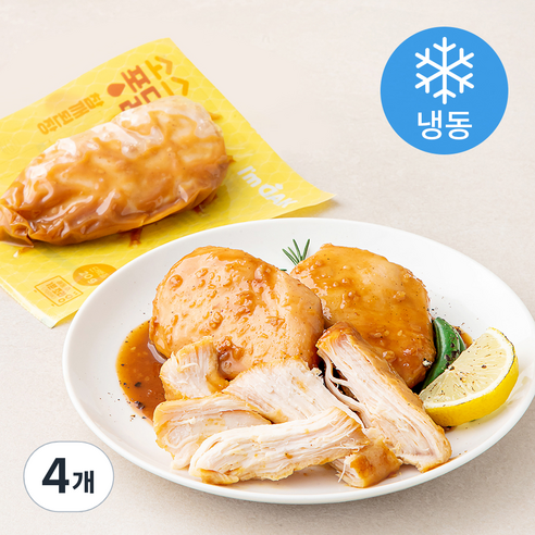 아임닭 소스퐁닭 참깨된장 (냉동), 100g, 4개