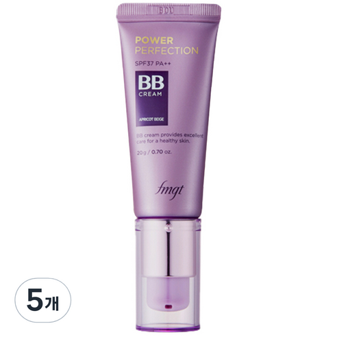 더페이스샵 파워 퍼펙션 비비크림 SPF37 PA++ 20g, 브이 203 내추럴 베이지, 5개