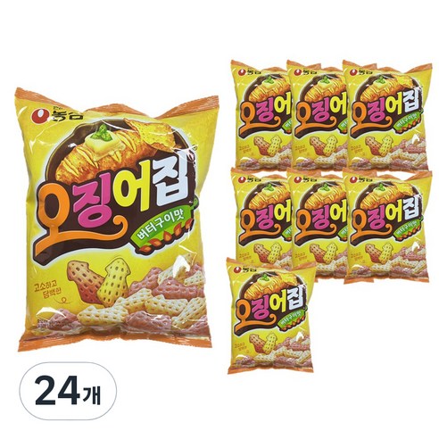 농심 오징어집, 151g, 24개