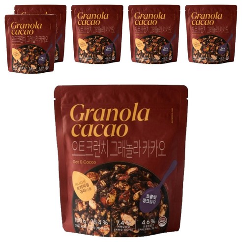 모던하우스 오트크런치 그래놀라 시리얼 카카오, 150g, 6개