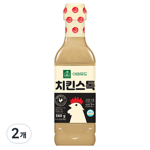이엔푸드 치킨스톡, 2개, 560g