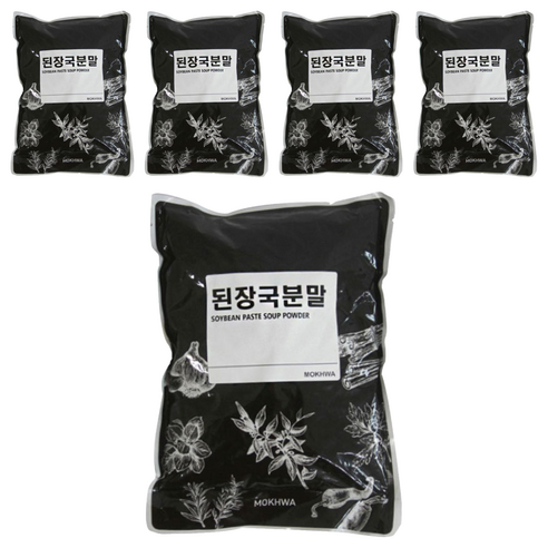 딜리셔스마켓 된장국 분말, 500g, 5개