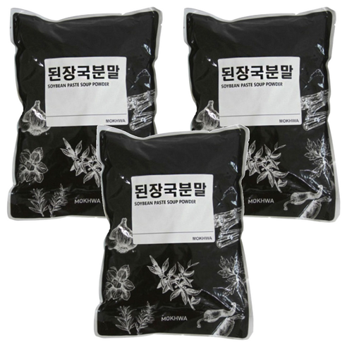 딜리셔스마켓 된장국 분말, 500g, 3개