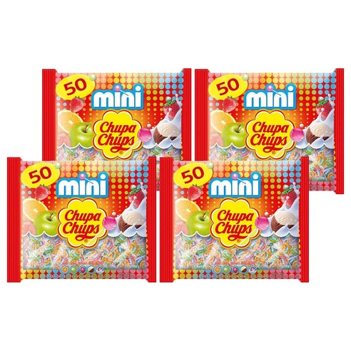 츄파춥스 미니 막대사탕, 300g, 4개